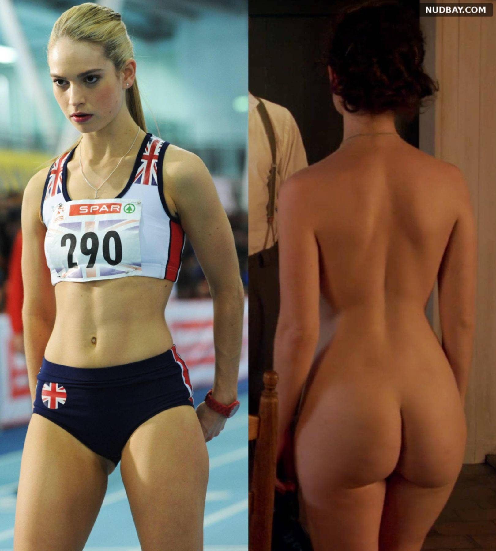 Nue lily james 17 Naked