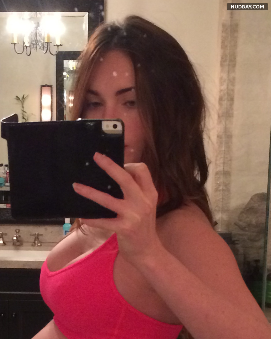 Megan Fox Selfie photo shows boobs