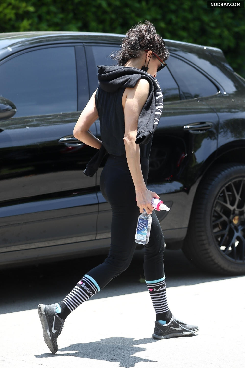 Sofia Boutella Heads home after a sweaty workout at Forma Pilates in West Hollywood Jun 02 21