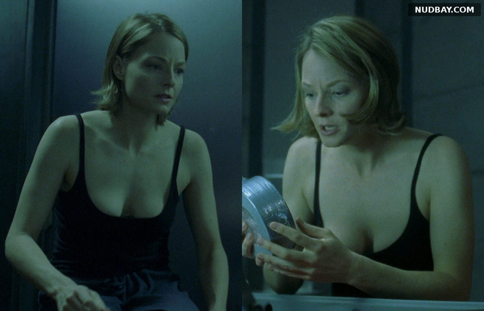 Jodie Foster cleavage Panic Room (2002)