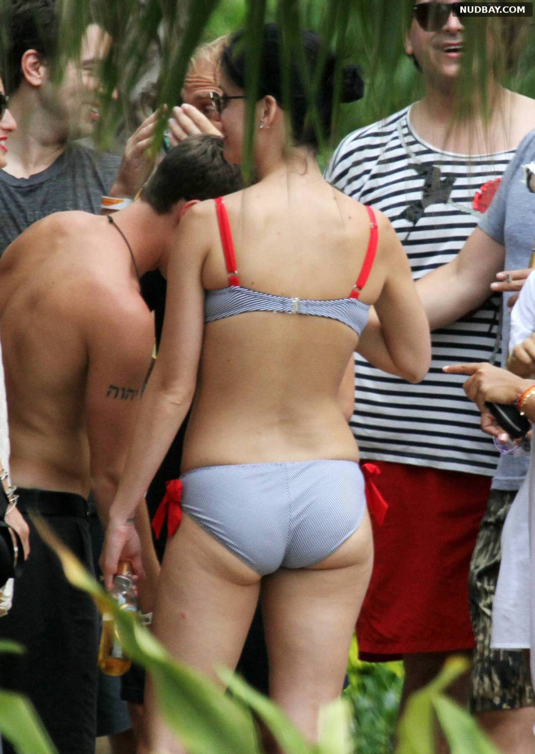Katy Perry Ass in bikini with friends at Atlantis Paradise Island July 18 2010