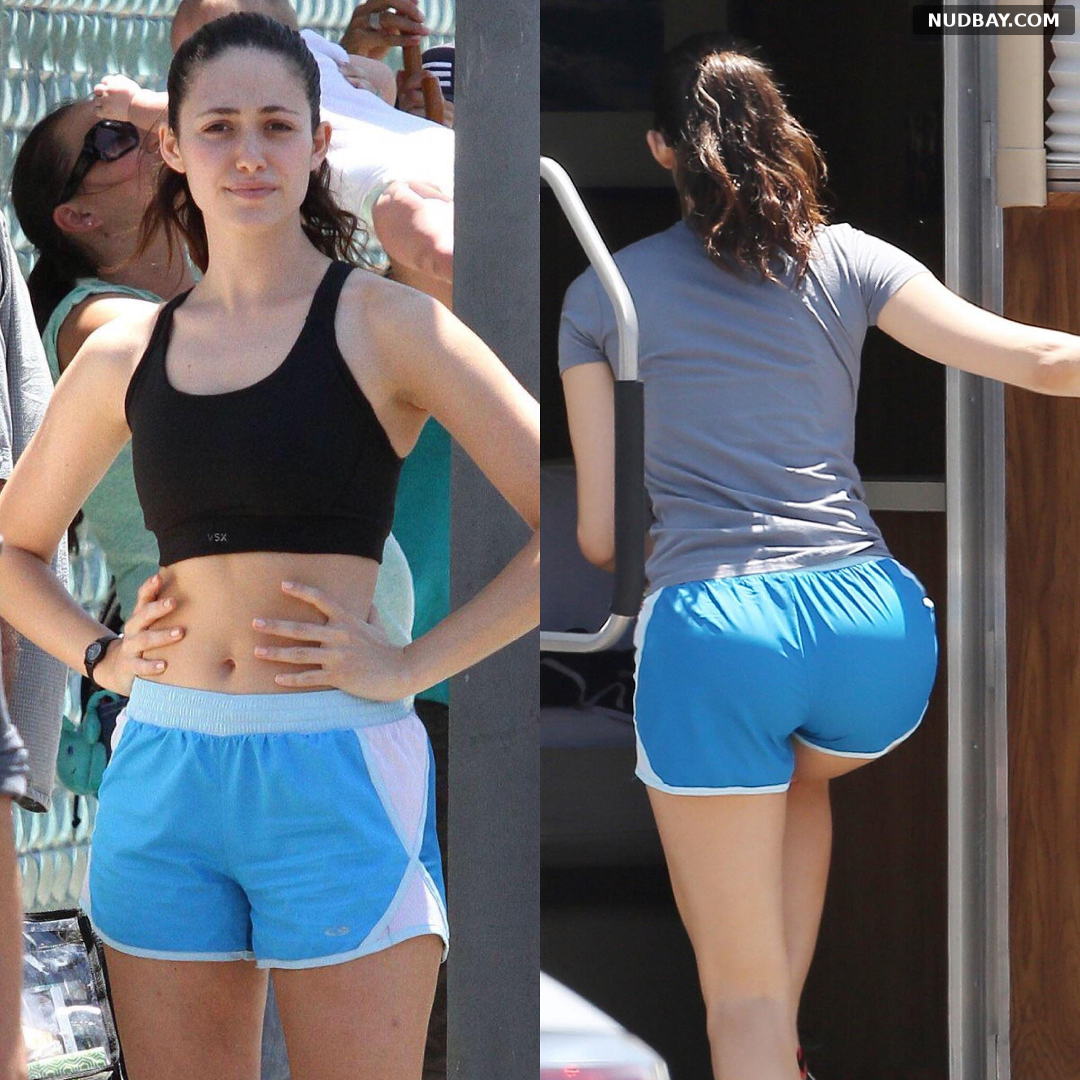 Emmy Rossum Ass in shorts out in Los Angeles Jul 11 2014