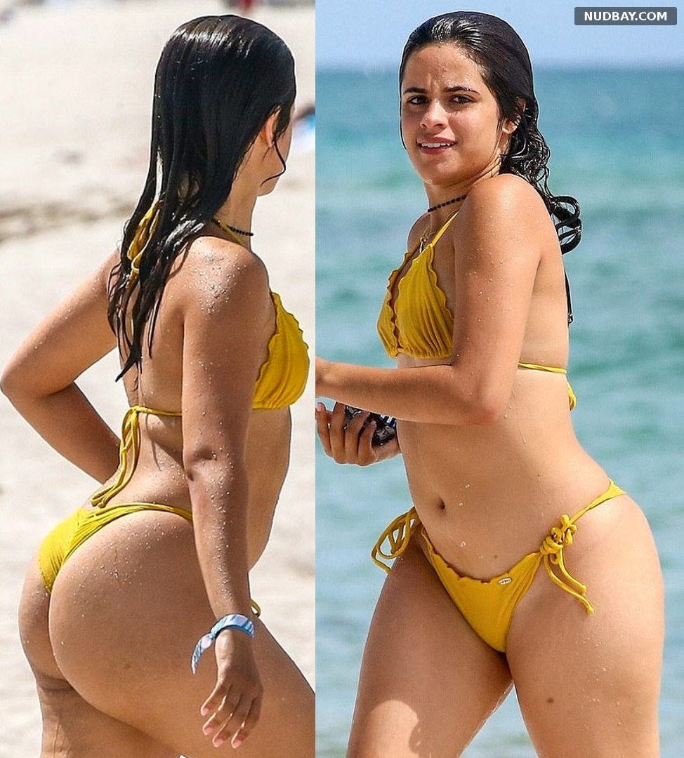 Camila Cabello Ass in bikini at the Beach in Miami Sep 20 2021