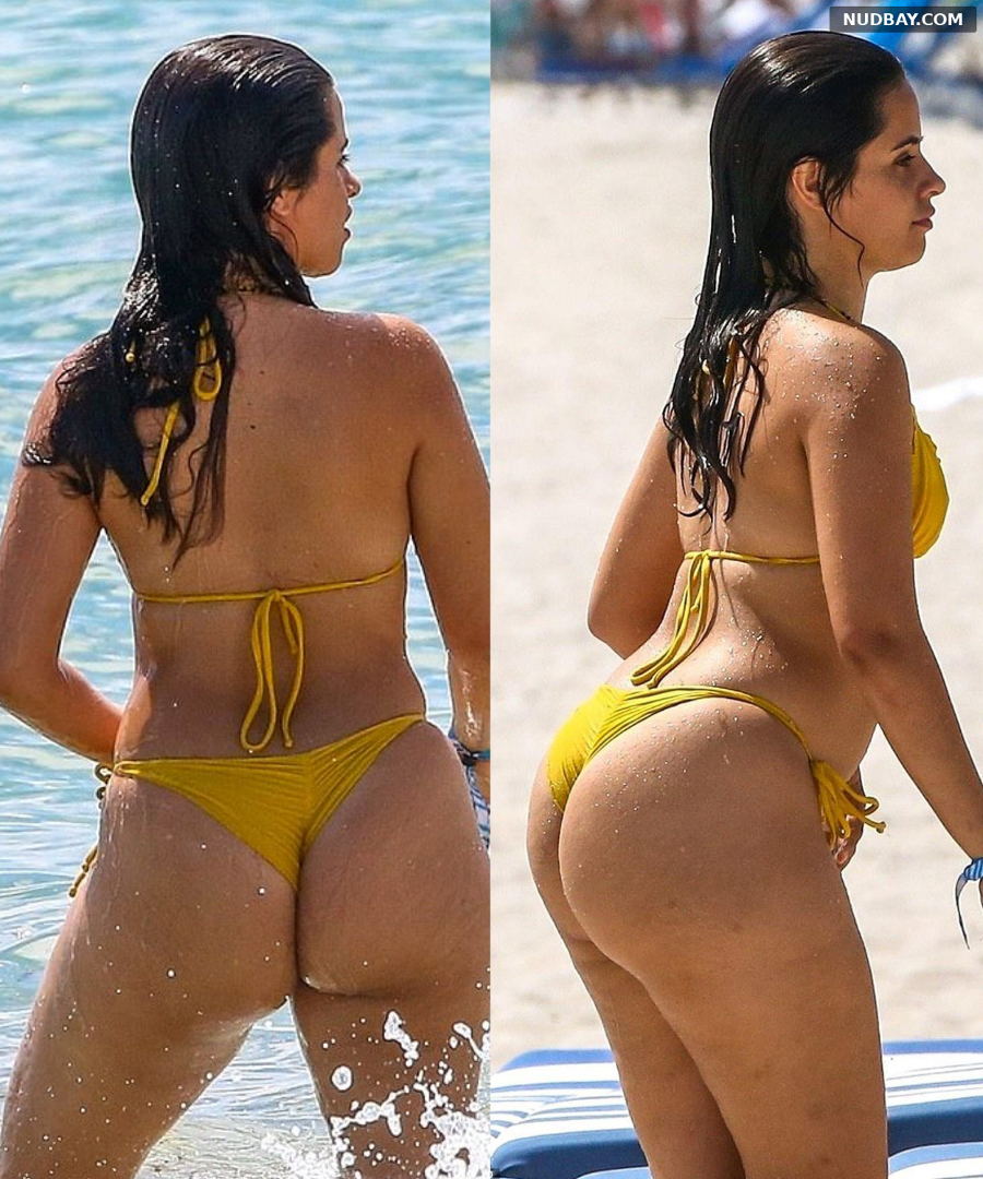 Camila Cabello nude in a Bikini at a Beach in Miami Sep 20 2021