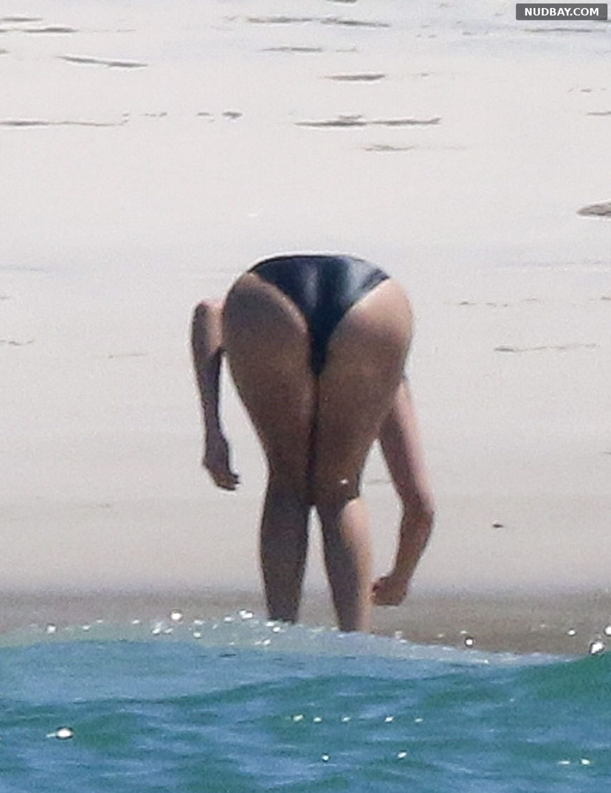 Selena Gomez Ass in swimsuit at a beach in Mexico Apr 16 2015