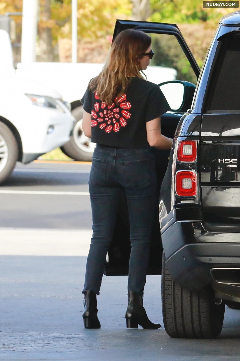 Ashley Benson Ass at a gas station in Los Angeles Nov 22 2021