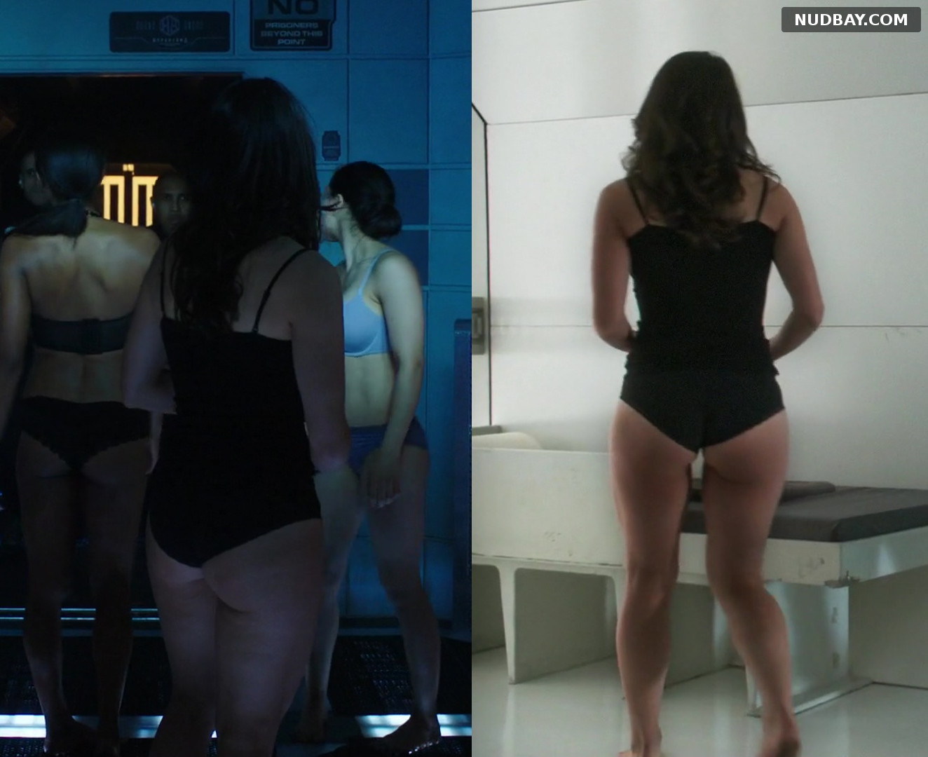 Melissa O'Neil nude ass - Dark Matter S02E01 (2016)
