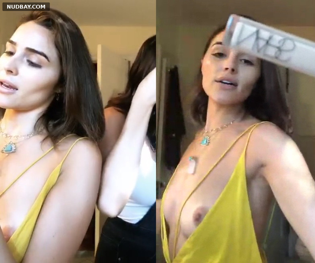 Olivia Culpo nude showing tits Instagram (2021)