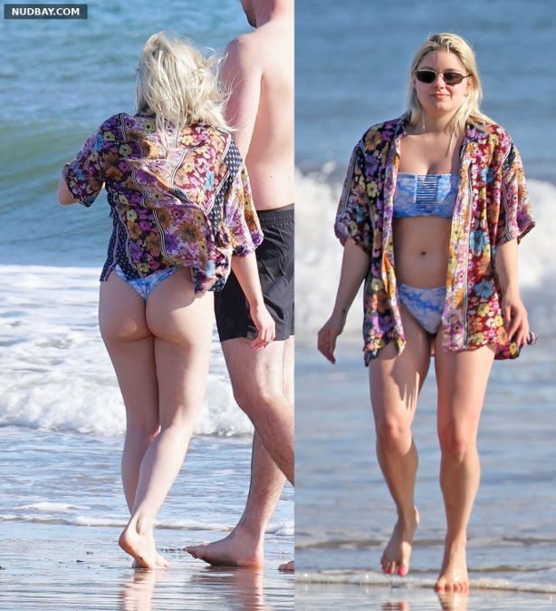 Ariel Winter nude ass on the beach in Santa Barbara 2021 01