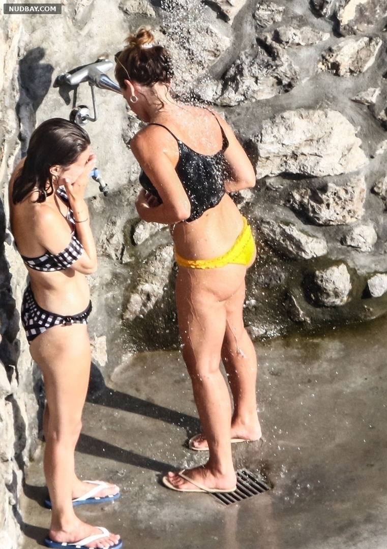 Emma Watson Side Ass on holiday Bikini in Italy Aug 04 2020