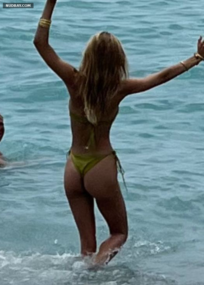 Alexis Ren Bare Ass wears bikini on holiday Jun 21 2022