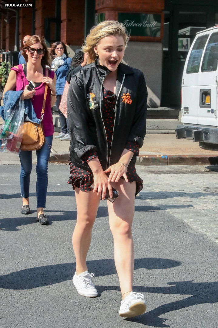 Chloe Moretz oops out and about in New York Jun 7 2018