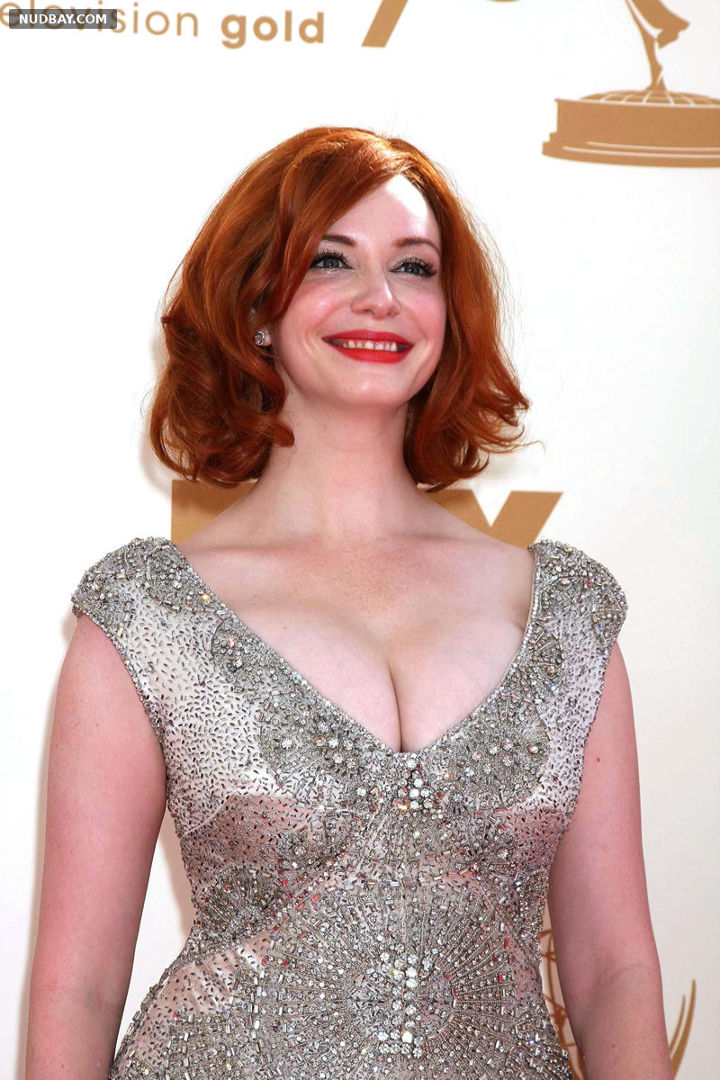 Christina Hendricks Massive Cleavage 63rd Annual Primetime Emmy Awards at the Nokia Theatre Los Angeles Sep 18 2011