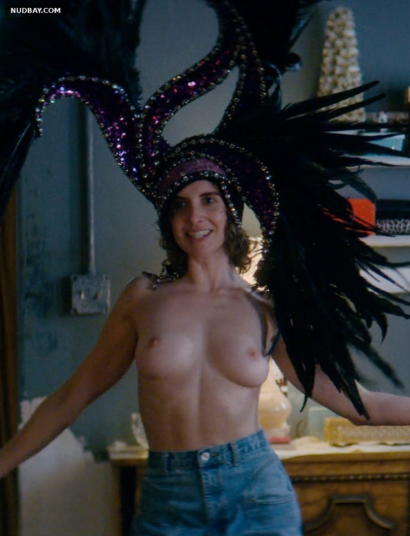 Alison Brie nude boobs scene from GLOW (2019)