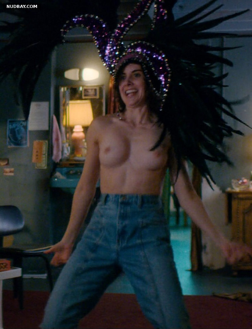 Alison Brie nude tits scene from GLOW (2019)