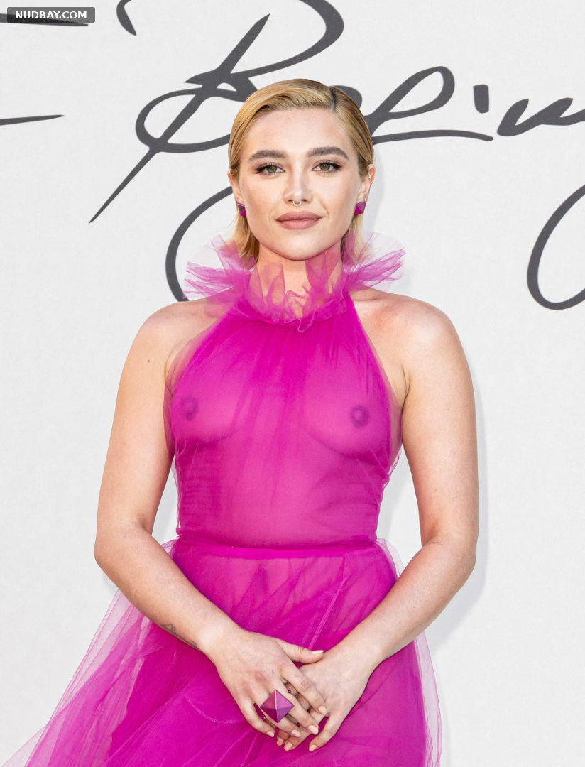 Florence Pugh NUDE Valentino Haute Couture July 08 2022
