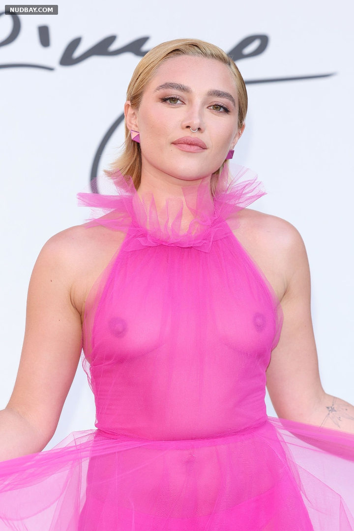 Florence Pugh See Through Celeb Valentino Haute Couture July 08 2022