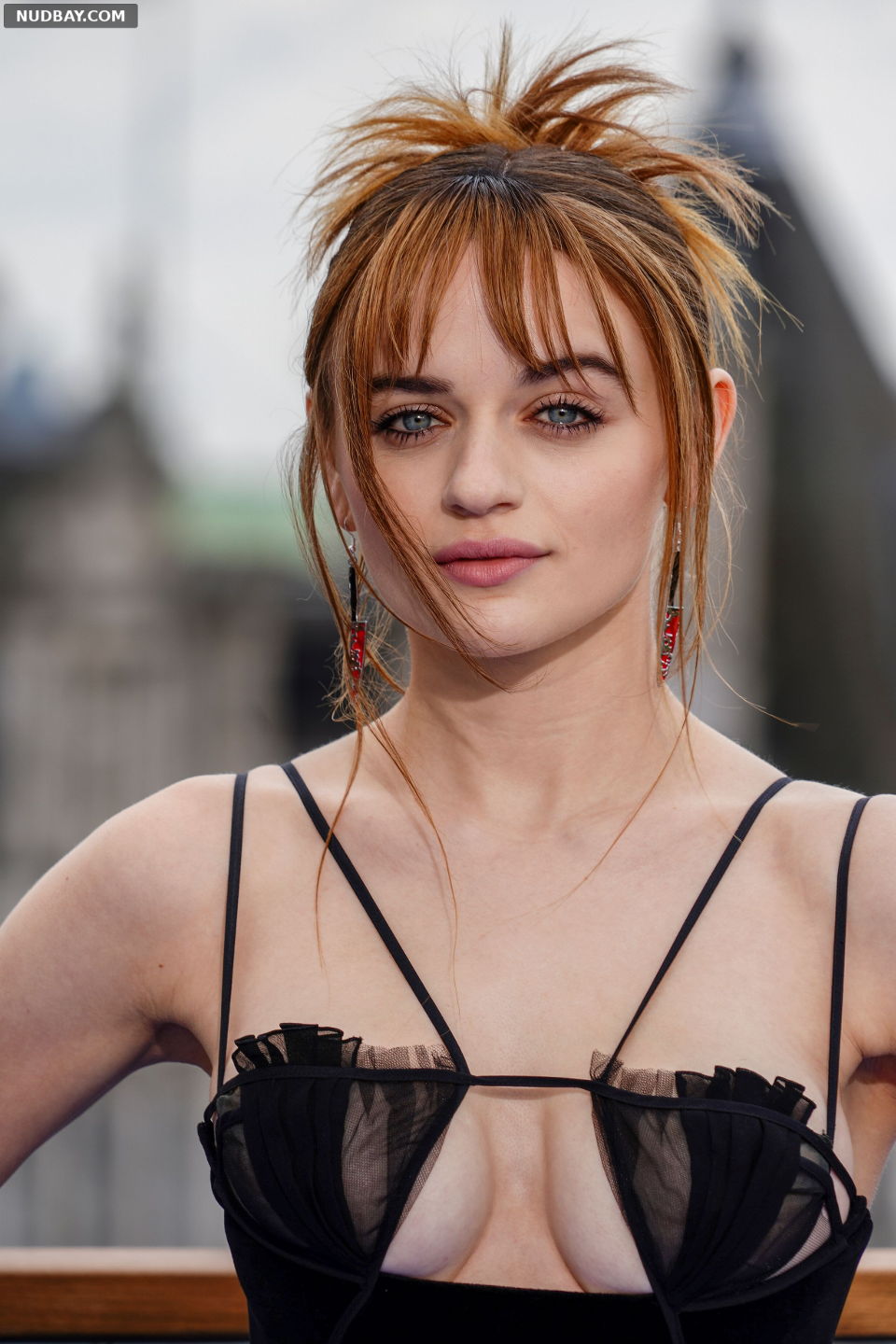 Joey King Cleavage at the Bullet Train photocall in London Jul 20 2022