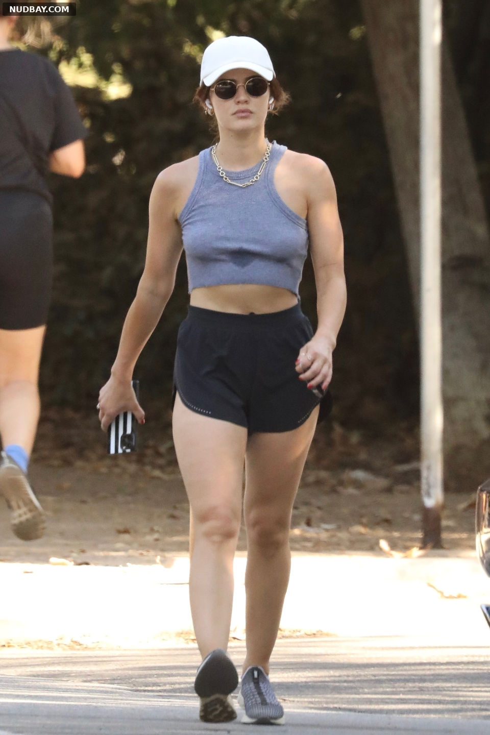 Lucy Hale Legs out for a hike in Studio City Jul 14 2022