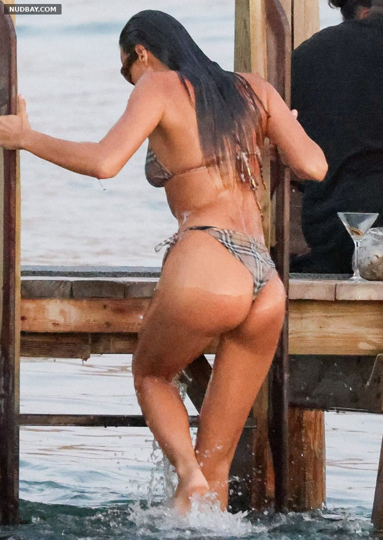 Irina Shayk Butt Bikini on the beach in Ibiza Aug 05 2022