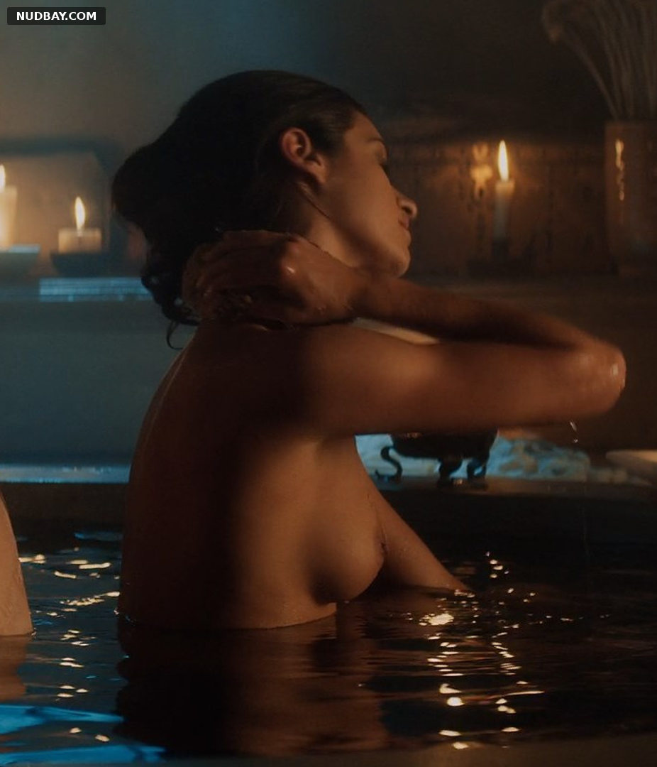 Anya Chalotra nude side tits in The Witcher (2019)