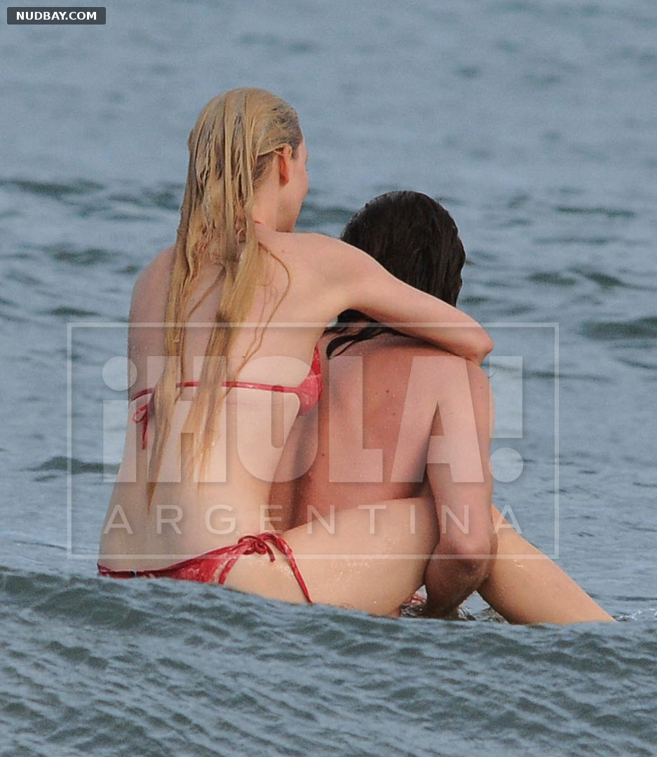Anya Taylor-Joy nude back on a beach in Uruguay Dec 25 2021