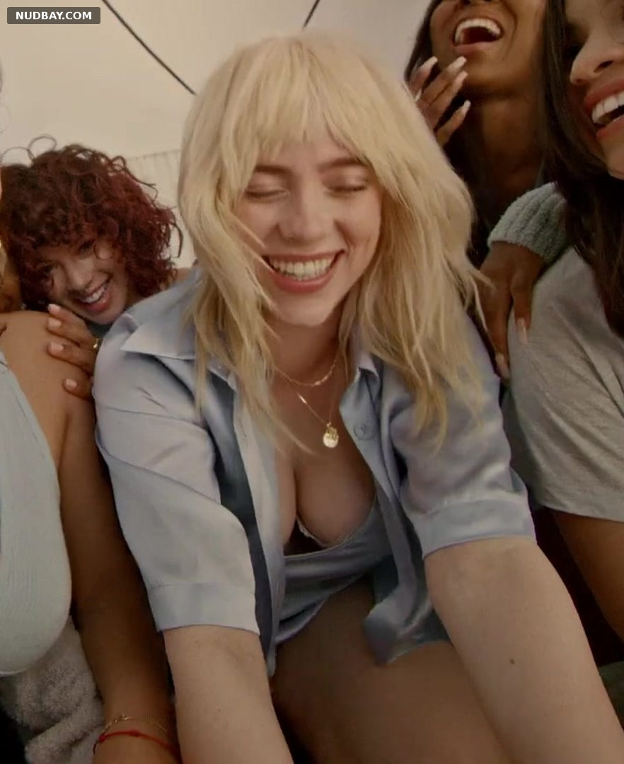 Billie Eilish naked tits in Lost Cause 2021