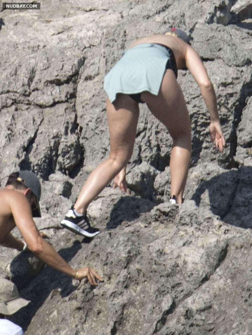 Katy Perry Oops in Swimsuit in Mallorca Jul 26 2019