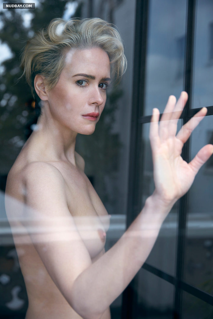 Sarah Paulson naked photo shoot W Magazine August 2016