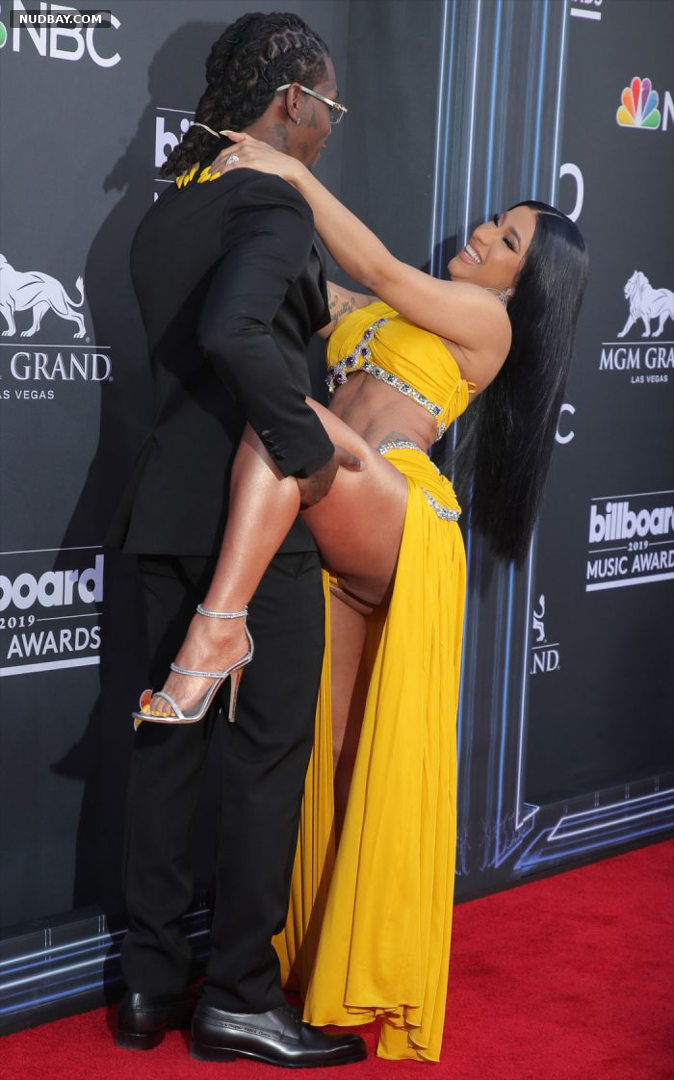 Cardi B upskirt pussy at the premiere in a sexy dress 2021