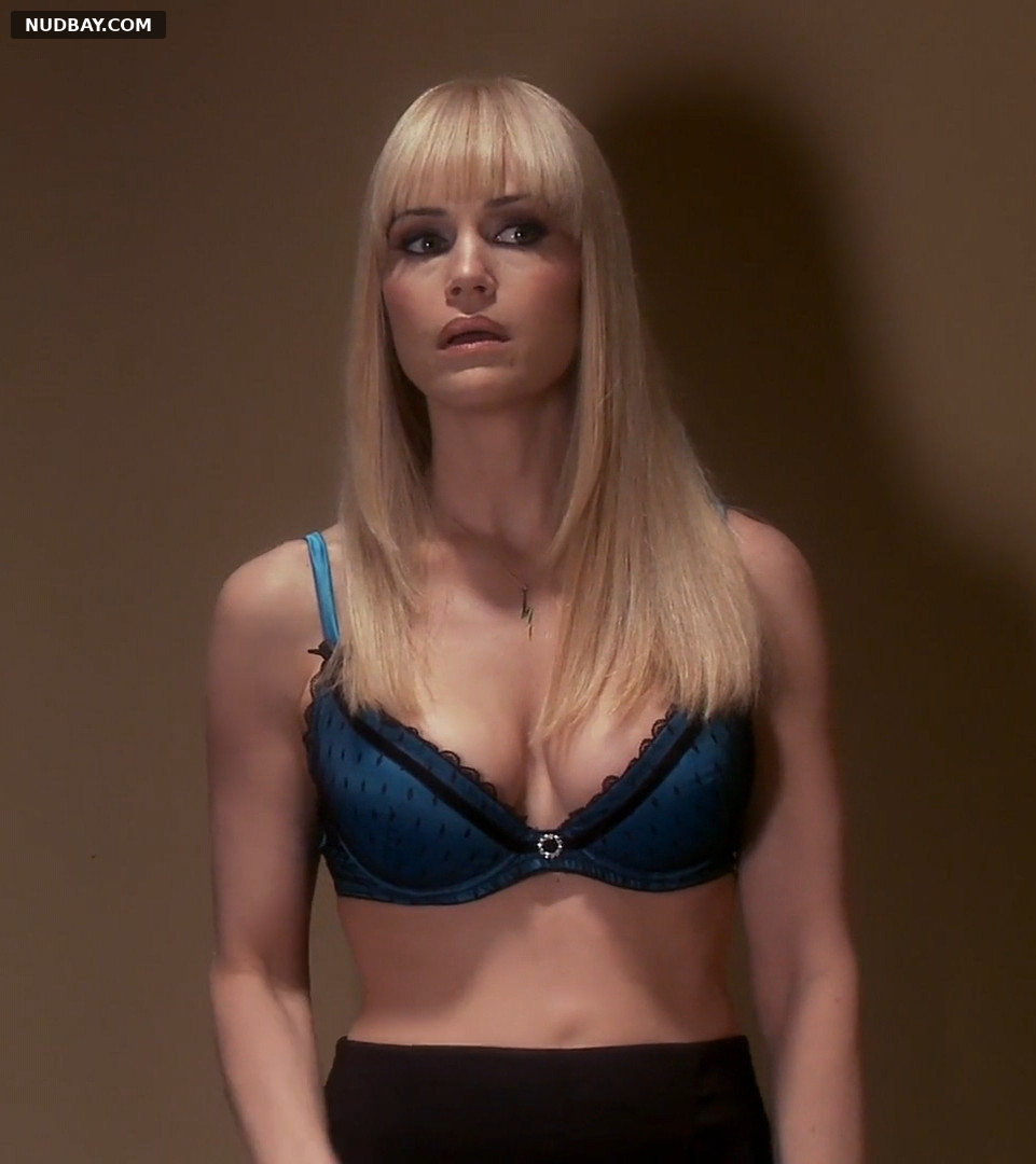 Carla Gugino cleavage in Elektra Luxx (2010)