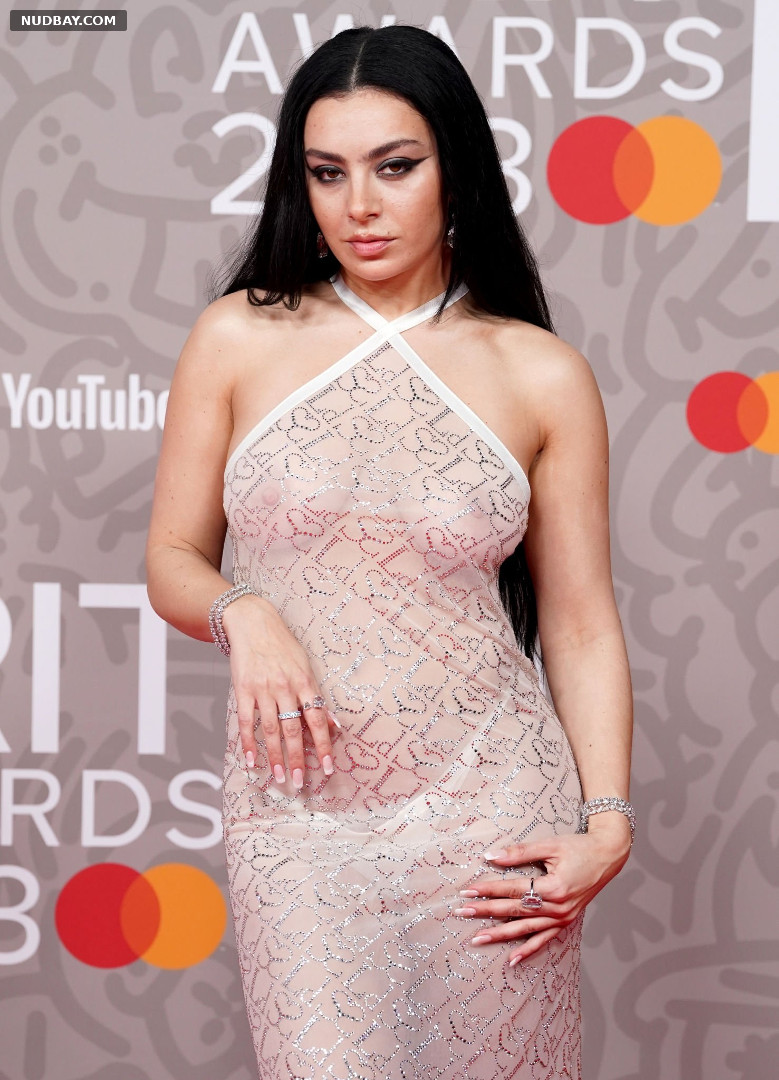 Charli XCX Naked Tits The BRIT Awards in London Feb 11 2023