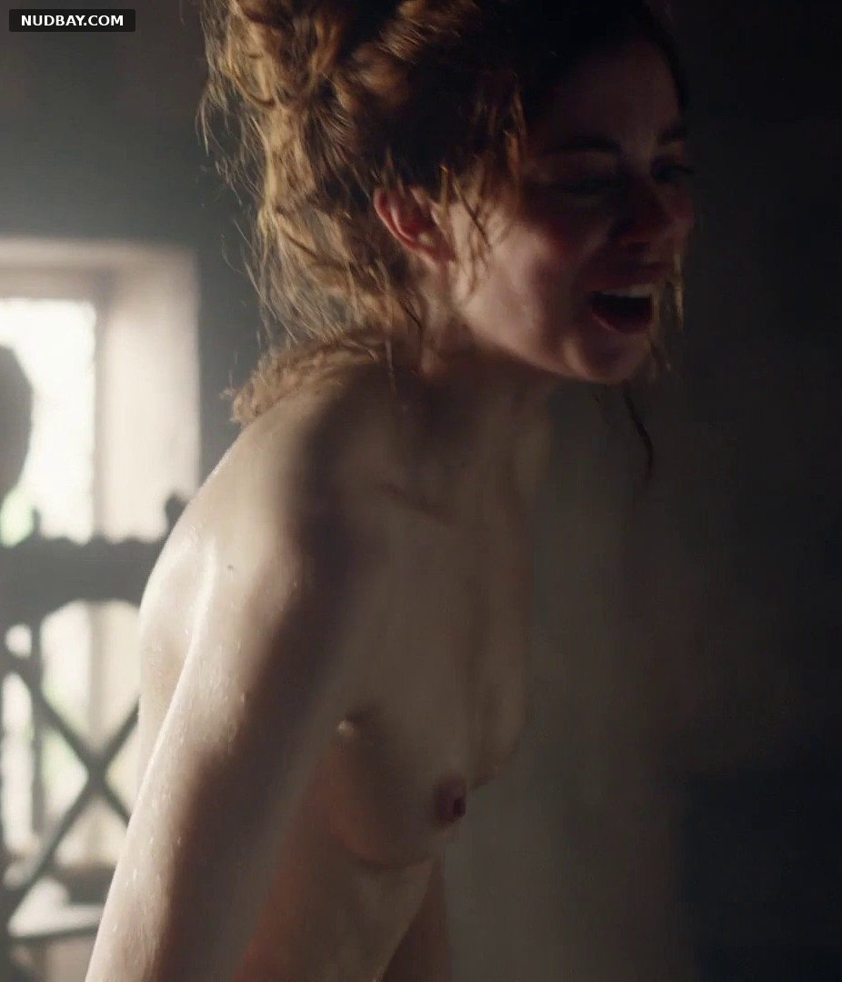 Charlotte Hope nude boobs in The Spanish Princess (2019)
