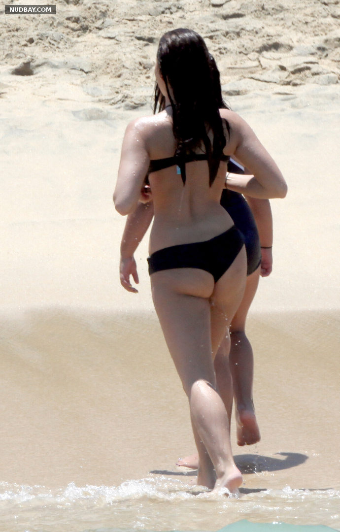 Demi Lovato nude Ass in Bikini at the beach in Mexico 2011
