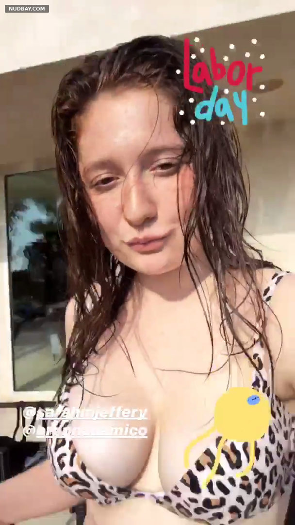 Emma Kenney naked big tits in sexy bikini 2019