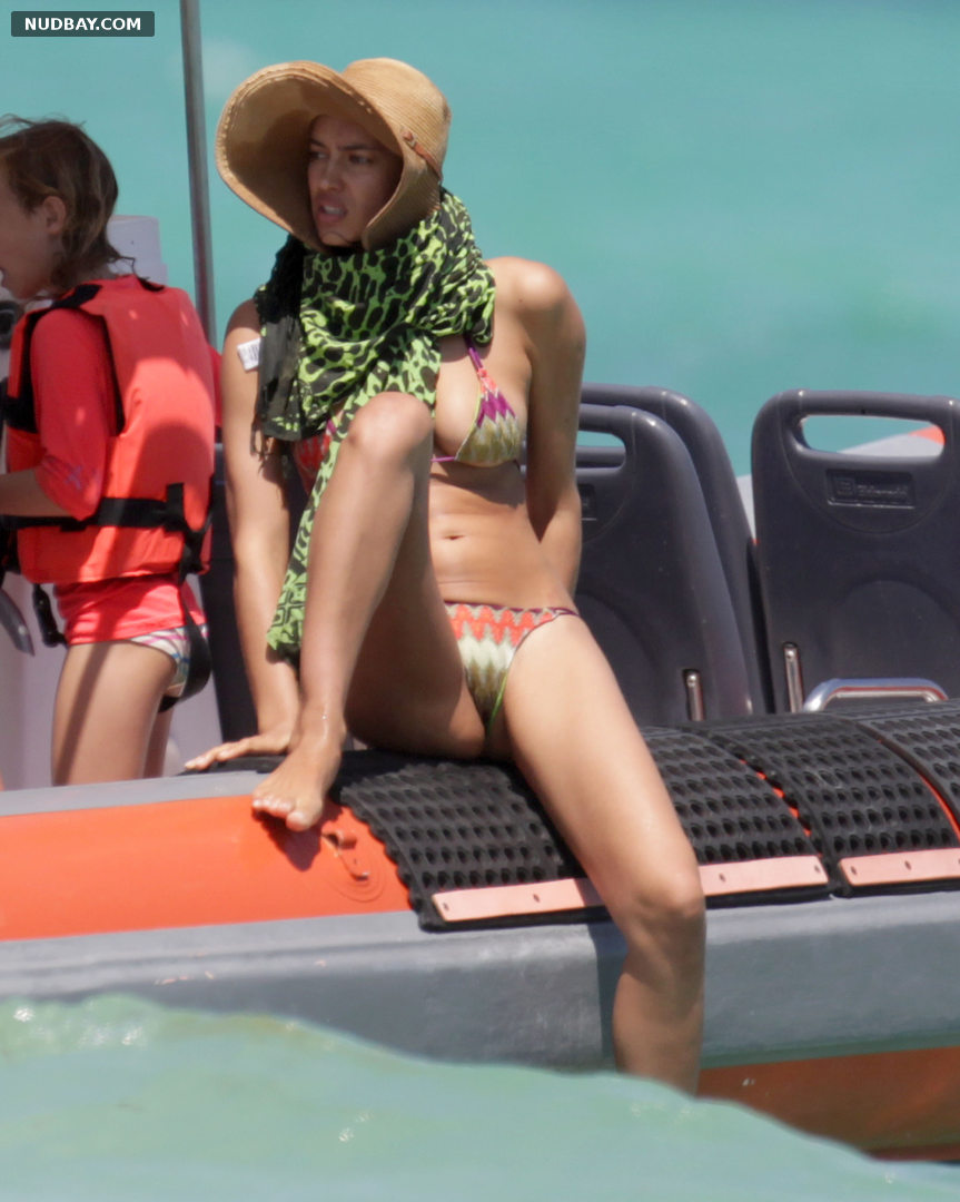 Irina Shayk naked crotch on the beach in Mexico April 7 2015