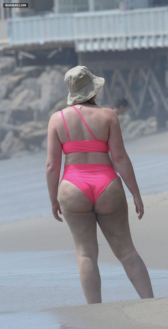 Iskra Lawrence big ass on the beach in Miami Beach 2020
