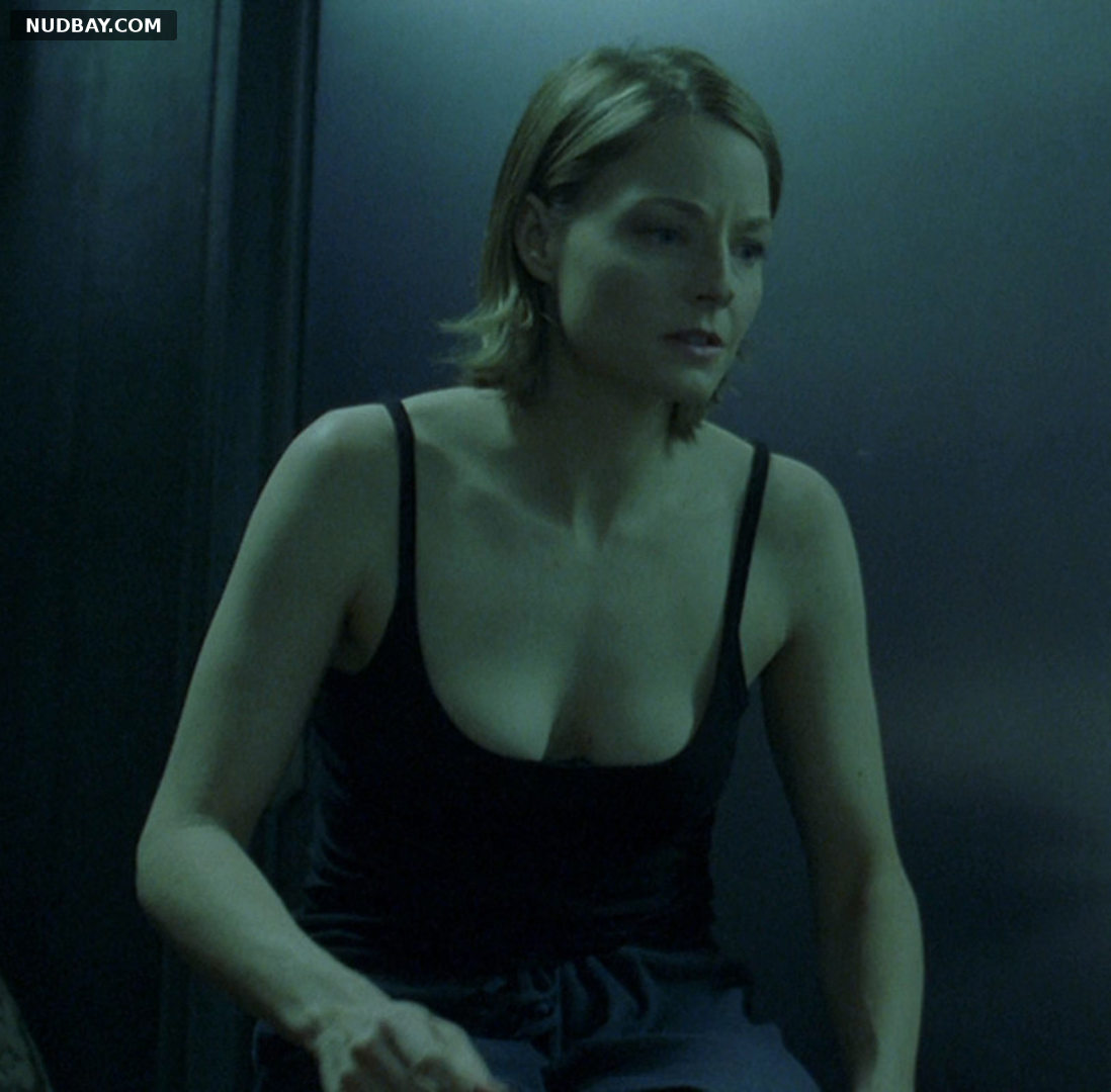 Jodie Foster nude tits in Panic Room (2002)