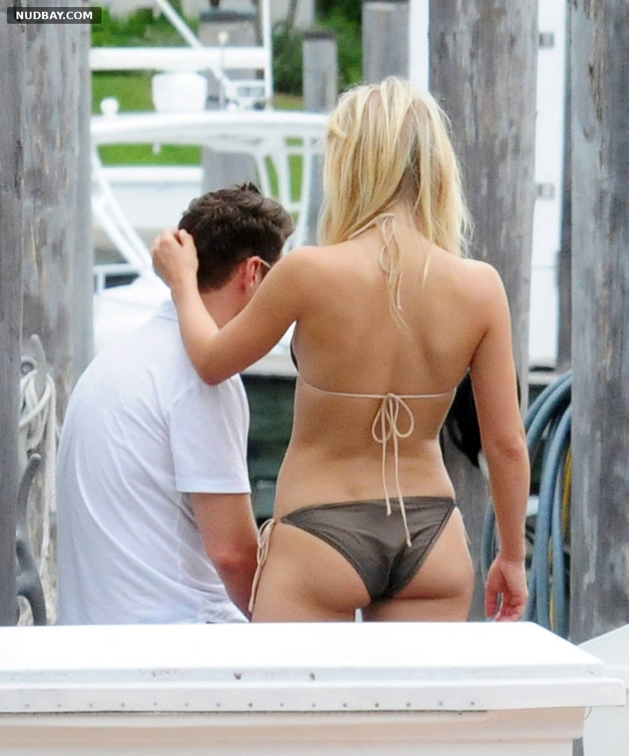 Julianne Hough nude ass in a bikini on vacation 2011