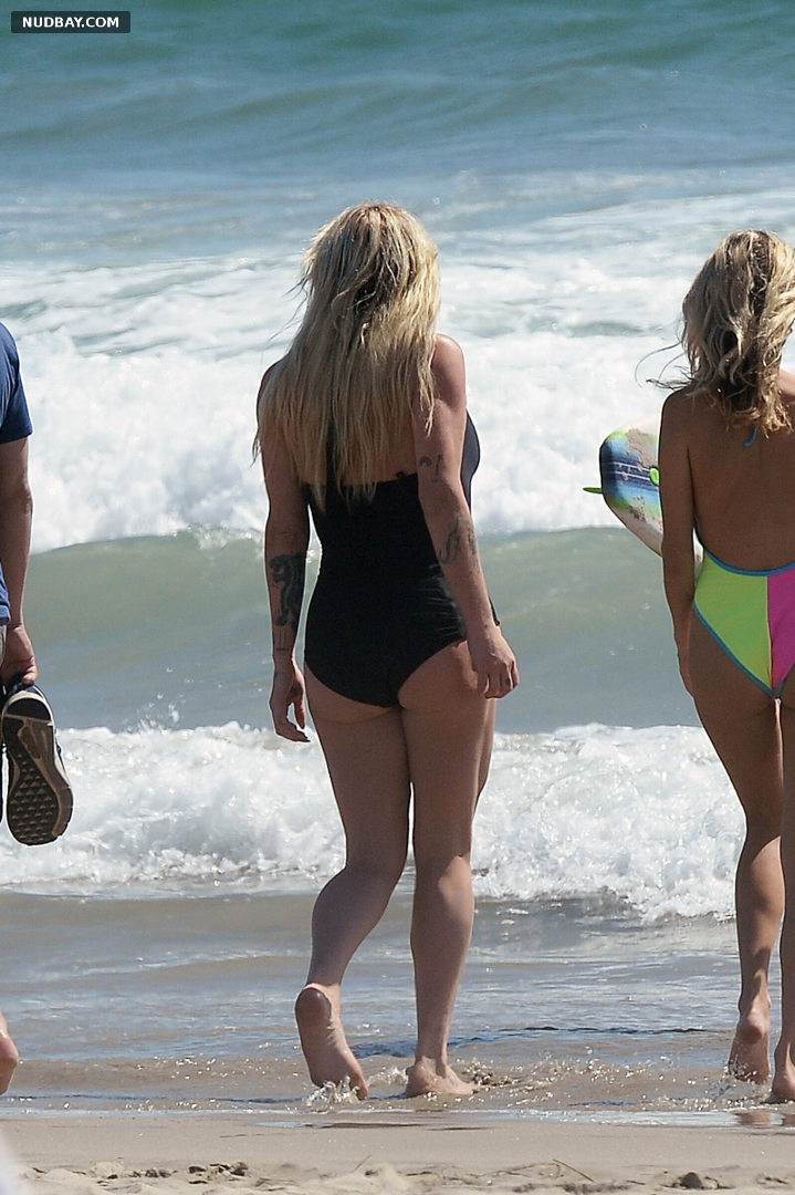 Kesha Ass on the beach in Los Angeles August 2021.