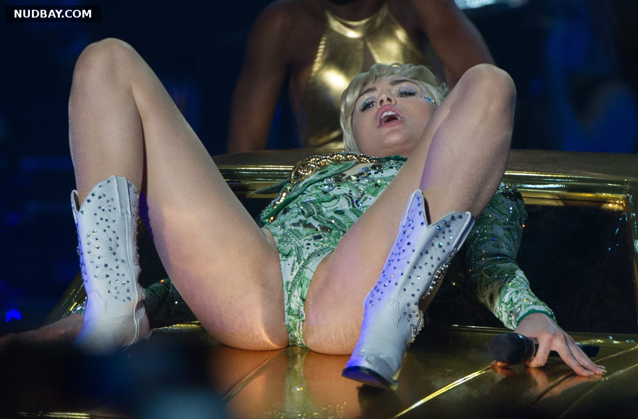 Miley Cyrus Pussy Crotch at Bangerz Tour in Uniondale New York 08 01 2014