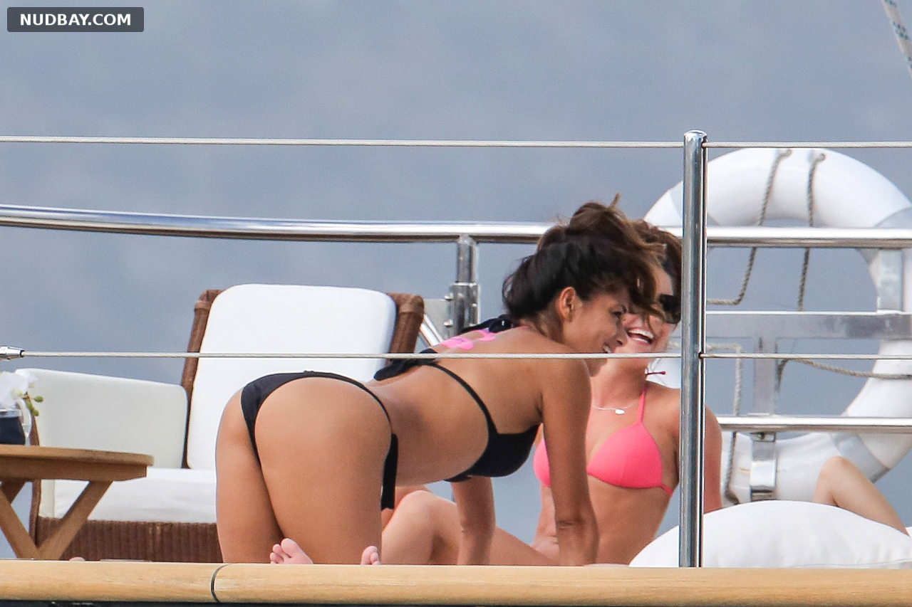 Nicole Scherzinger naked celeb in a bikini Monte Carlo 25 05 2014