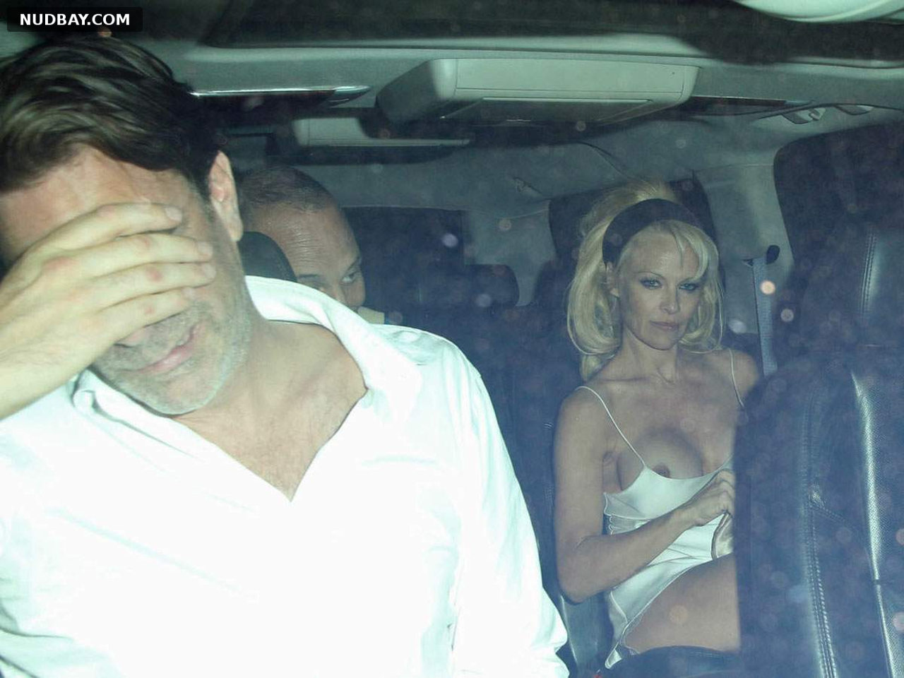 Pamela Anderson nude oops leaving the Chateau Marmont in West Hollywood 2014