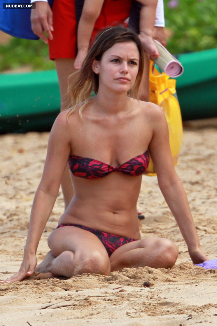 Rachel Bilson Nude Wearing a Bikini On the Beach 2010
