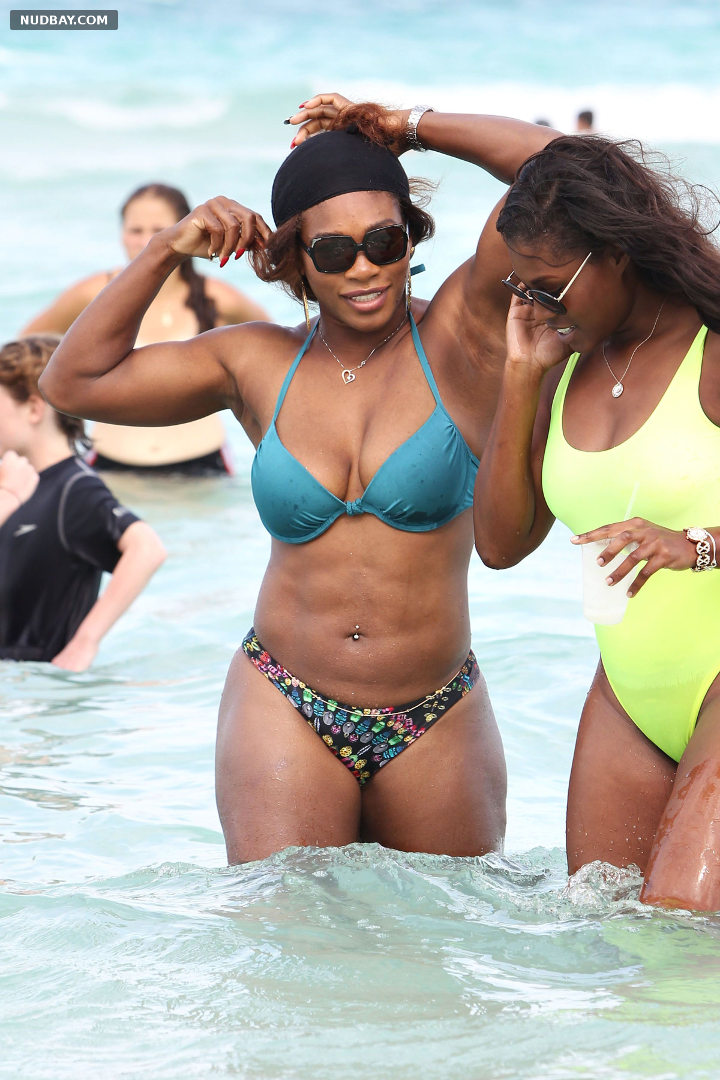 Serena Williams naked bikini Miami Beach 16 04 2014