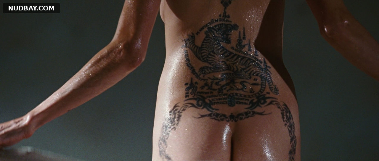 Angelina Jolie nude ass in Wanted (2008)