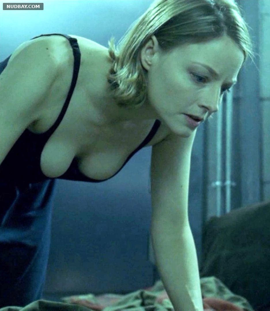 Jodie Foster sexy tits in Panic Room (2002)