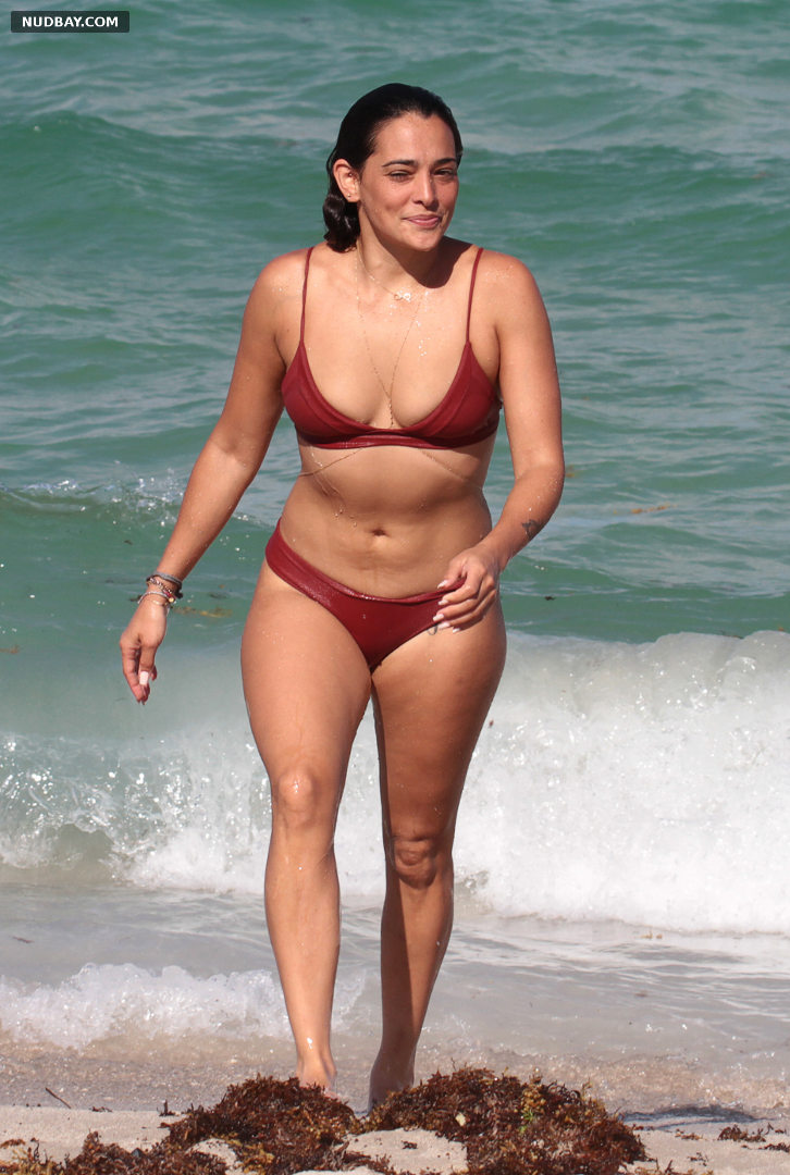 Natalie Martinez nude in Miami Beach Florida July 8 2017