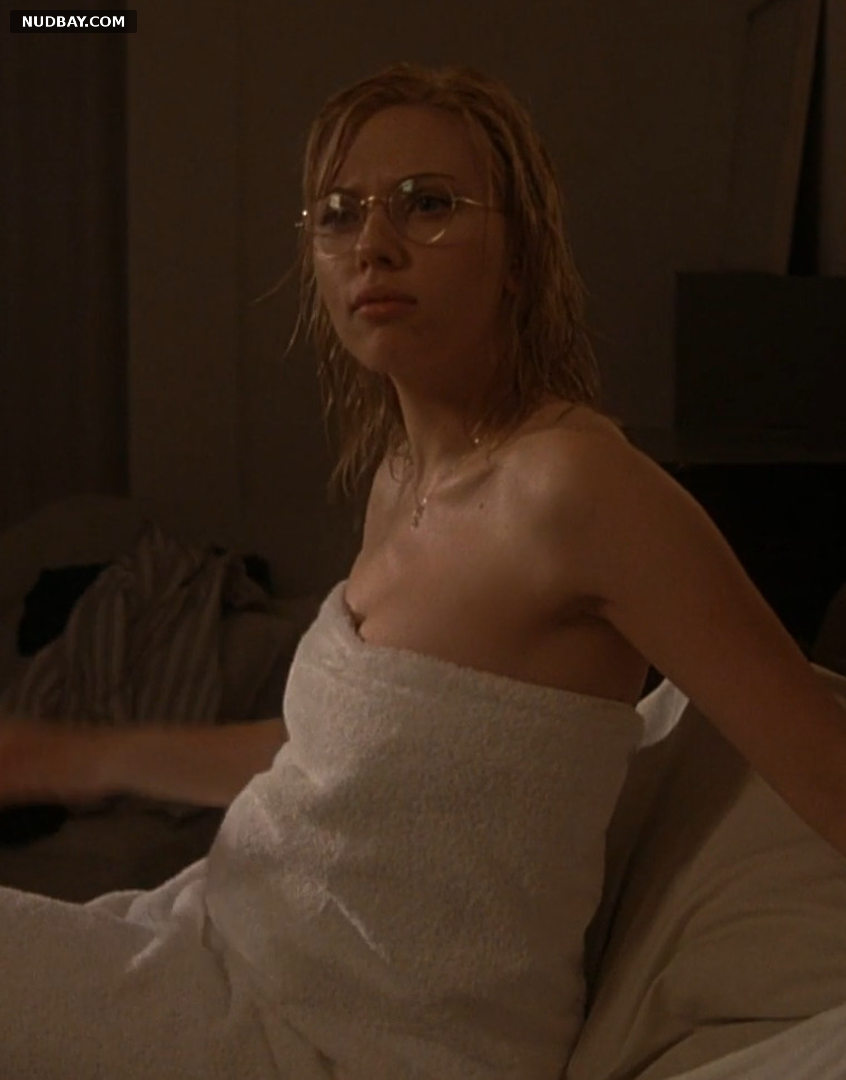 Scarlett Johansson topless in Scoop (2006)