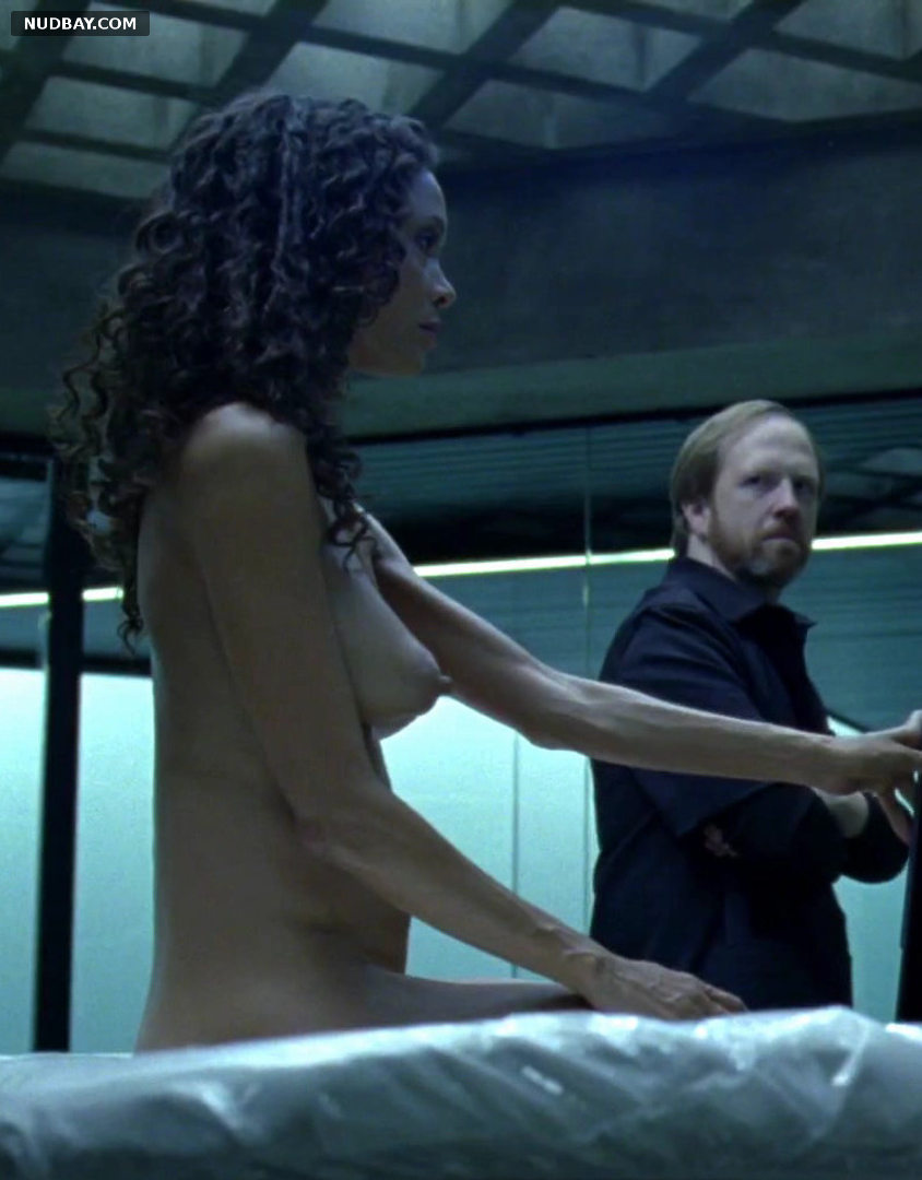 Thandie Newton naked boobs Westworld S01E08 (2016)